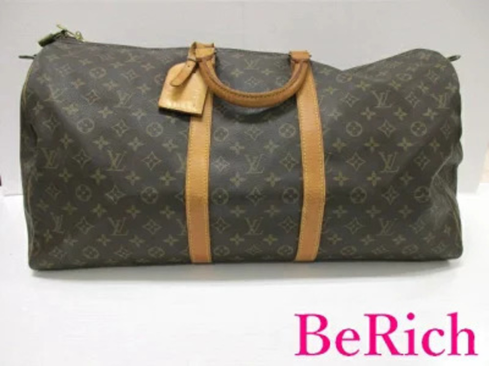 Louis Vuitton Boston bag Monogram Keepall Bandouliere band LV Handbag travel